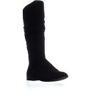 Style & Co. レディース Kelimae ラウンドトゥ ニーハイ ファッション、ブラック スエード、サイズ 10.0 Style & Co. Womens Kelimae Round Toe Knee High Fashion, Black Suede, Size 10.0