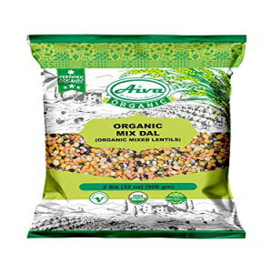 アイバ オーガニック ミックス ダル | ミックスレンズ豆 | レンズ豆ブレンド 2ポンド AIVA WE BELIEVE IN QUALITY Aiva Organic Mix Dal | Mixed Lentils | Lentils Blend 2 LBS