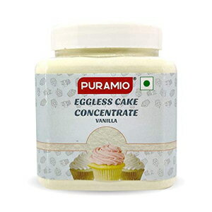 Shivay Puramio EGGLESS Cake Concentrate - (バニラ、600g) Shivay Puramio EGGLESS Cake Concentrate..