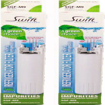 Swift Green Filters ①ɗp򐅃tB^[ 2 SGF-M9-2 Swift Green Filters SGF-M9-2 Refrigerator Water Filter, 2-Pack