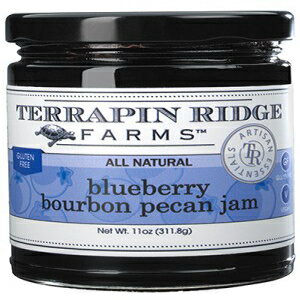 Terrapin Ridge Farms ブルーベリー バーボン ピーカン ジャム 11 オンス (6 個パック) Terrapin Ridge Farms Blueberry Bourbon Pecan Jam 11 OZ (Pack of 6)