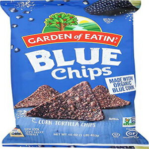 イーティンの庭ブルーコーントルティーヤチップス、16オンス Garden of Eatin' Blue Corn Tortilla Chips, 16 oz