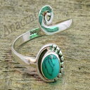 ^[RCY gD O - 925 X^[O Vo[ tB[g {fB WG[ ߉\ȃgD O ̎q  Mtg WG[ Anacrafts Turquoise Toe Ring - 925 Sterling Silver Feet Body Jewellery Adjustable Toe Ring For