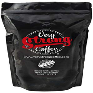 非常に濃いコーヒー250g-挽いた豆-100％ロブスタコーヒー-カフェインの2倍-味の2倍。 Very Strong Coffee www.verystrongcoffee.com Very Strong Coffee 250g - Ground Beans - 100% ROBUSTA COFFEE - TWICE THE CAFFEINE - TWICE THE TASTE.