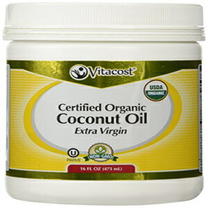 Vitacost エクストラバージン認定オーガニックココナッツオイル - 16 fl oz Vitacost Extra Virgin Certified Organic Coconut Oil - 1..