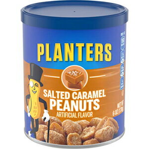 プランターズ 塩キャラメル風味ピーナッツ (6オンス瓶) Planters Salted Caramel Flavored Peanuts (6 oz Jar)