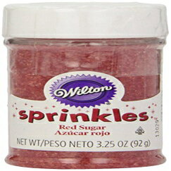 ウィルトンカラーシュガースプリンクル レッド Wilton Colored Sugar Sprinkles, Red