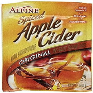 アルパイン スパイス アップル サイダー ドリンク ミックス、オリジナル、0.74 オンス (180 個) Alpine Spiced Apple Cider Drink Mix, Original, 0.74 oz (180 count)