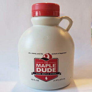 The Maple Dude - ピュア メープル シロップ - (ミディアム、16オンス - パイント) The Maple Dude - Pure Maple Syrup - (Medium, 16oz - Pint)