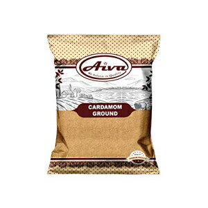 AIVA カルダモンパウダー (エライチパウダー) 非遺伝子組み換え | インディアンスパイス - (100 ( 99.2g )) AIVA WE BELIEVE IN QUALITY AIVA Cardamom Ground (Elaichi Powder) Non-GMO | Indian Spice - (100 ( 3.5 oz ))