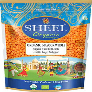 VF I[KjbN }\[ }J / z[ 1814.4g Sheel Organic Masoor Malka / Whole 4 lbs