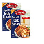 ストレイツ ポテトパンケーキミックス 野菜入り フレッシュラトケス 6オンス (2パック) Streits Potato Pancake Mix with Vegetables, Make Latkes Fresh 6 oz (2-Pack)