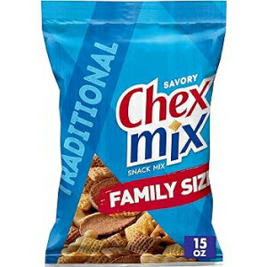 楽天Glomarket15 Ounce （Pack of 1）, Chex Mix Snack Mix, Traditional, Savory Snack Bag, Family Size, 15 oz