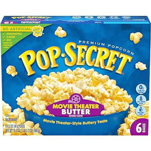 楽天Glomarket3.2オンス（6個パック）、映画館バター、ポップシークレット電子レンジポップコーン、映画館バター風味、3.2オンスの共有バッグ、6個 3.2 Ounce （Pack of 6）, Movie Theater Butter, Pop Secret Microwave Popcorn, Movie Theater Butter Flavor, 3.2