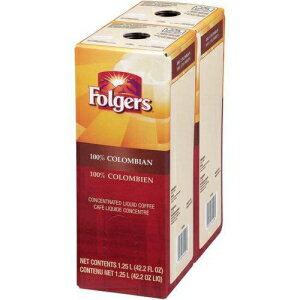 Folgers 100 パーセント コロンビア コーヒー リキッド、1.25 リットル - パックあたり 2 個 - 各 1 個。 Folgers 100 Percent Colombian Coffee Liquid, 1.25 Liter - 2 per pack - 1 each.