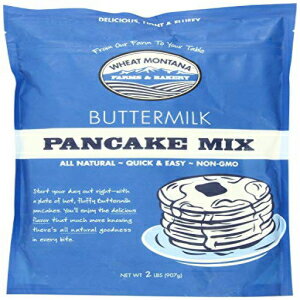 ウィートモンタナバターミルクパンケーキミックス、2ポンド（2パック） Wheat Montana Buttermilk Pancake Mix, 2 pound (Pack of 2)