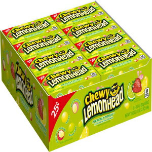 㤷ȥ饹إå 塼 ǥ 㤷ȥ饹 ե졼С 0.8  ܥå (24 ĥѥå) Fiercely Citrus, Lemonhead Chewy Candy Fiercely Citrus Flavor 0.8 Ounce Box (Pack of 24...
