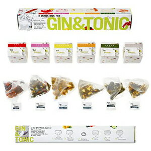 ȥ˥åå - 6 Υե졼Сܥ˥ϡХå - ƥå - ȽΥ󥮥եȥå Gin And Tonic kit- 6 Different Flavored Gin Botanicals Herbs Infusions Bags- Cock...