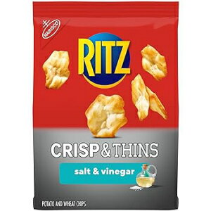 7.1オンス（1パック）、ソルト＆ビネガー、リッツクリスプ＆シンズソルト＆ビネガーチップス、7.1オンス 7.1 Ounce (Pack of 1), Salt and Vinegar, Ritz Crisp and Thins Salt and Vinegar Chips, 7.1 Oz 1