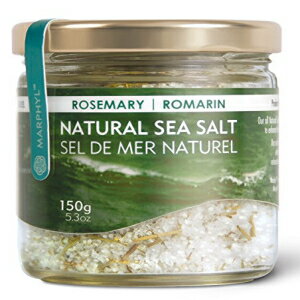 海塩 - Fleur de Sel - ナチュラル - オーガニック ローズマリー - カナダのバンクーバー島で手作業で収穫 Sea Salt - Fleur de Sel - Natural - Organic Rosemary - Manually harvested in Vancouver Island, Canada
