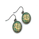 PgmbgV[z[XsAX-AeB[N^J- Fern & Filigree Celtic Knot Seahorse Earrings - Antique Brass - Handmade
