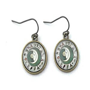 太陰暦の錬金術のイヤリング Fern & Filigree Lunar Calender Alchemy Earrings