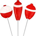 Fruidles Party Fun Variety Fishing Bobber Lollipops Mixed Fruit Flavor Party Suckers Perfect Fisherman Party Favors For Your Fisherman Birthday Party (24-Pack)