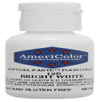 食品着色料AmeriColor-ブライトホワイトソフトジェルペースト、.75オンス Food Coloring AmeriColor - Bright White Soft Gel Paste, .75 Ounce