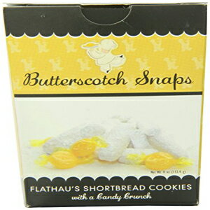 Flatau's Fine Foods バタースコッチスナップ、4オンス箱 (12個パック) Flathau's Fine Foods Butterscotch Snaps, 4-Ounce Boxes (Pack of 12)