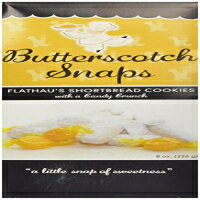 Flatau's Fine Foods バタースコッチ スナップ、8 オンス箱 (6 個パック) Flathau's Fine Foods Butterscotch Snaps, 8-Ounce Boxes (Pack of 6)