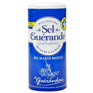 ゲランド産ファイングレーシーソルト - ソルトシェーカー - 1シェーカー - 4.4オンス Fine Grey Sea Salt from Guerande - Salt Shaker - 1 shaker - 4.4oz 1