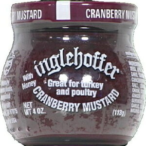 イングルホッファー クランベリー ハニーマスタード 4オンス(2個パック) Inglehoffer Cranberry Honey Mustard 4oz(Pack of 2)