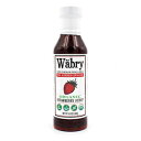 Wäbryオーガニックシロップ（ストロベリー、砂糖無添加）13.8オンスBPAフリープラスチック Wabry Wäbry Organic Syrup (Strawberry, No Sugar Added) 13.8 oz BPA-Free Plastic