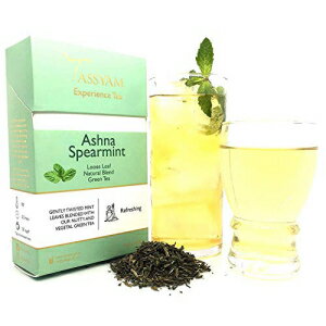 アシュナ スペアミント グリーン ティー ダージリン ハンドメイド 50 グラム (1.76 オンス) by Tassyam Ashna Spearmint Green Tea Darjeeling Handmade 50grams (1.76 oz) by Tassyam