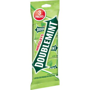 ガム ダブルミント リグレーガム、15 カウント (3 個パック) Doublemint Wrigley Gum, 15 Count (Pack of 3)