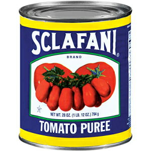 Sclafani トマトピューレ、28 オンス (12 個パック) Sclafani Tomato Puree, 28 Ounce (Pack of 12)