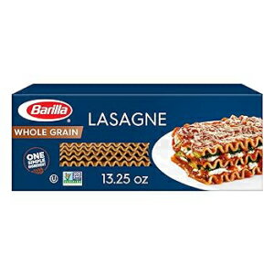 Barilla 全粒波状ラザニア ヌードル、13.25 オンス Barilla Whole Grain Wavy Lasagne Noodles, 13.25 oz