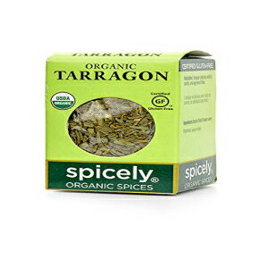 Spicely、タラゴン オーガニック、0.1 オンス Spicely, Tarragon Organic, 0.1 Ounce