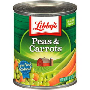 Libby's ピーズ&キャロット缶、8.5オンス (12個パック) Libby's Peas & Carrots Cans, 8.5 Ounce (Pack of 12)