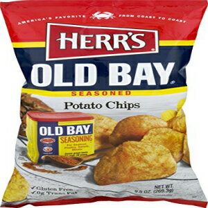 Herr's オールド ベイ ポテトチップス - 7.5 オンス袋 (3 袋) Herr's Old Bay Potato Chips- 7.5 oz.Bags (3 Bags)