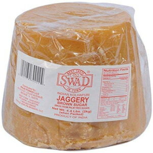 スワッド インディアン コルハプリ ジャガリー - 4.4 ポンド Swad Indian Kolhapuri Jaggery - 4.4 Pounds