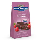 楽天GlomarketGHIRARDELLI ダークチョコレート ラズベリー スクエア、5.32 オンス バッグ （6 個パック） GHIRARDELLI Dark Chocolate Raspberry Squares, 5.32 Oz Bag （Pack of 6）