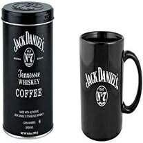 ジャック ダニエル コーヒーとマグ セット (ブラック/ブラック、8.8 オンス) Jack Daniels Coffee and Mug Set (Black/Black, 8.8 oz)