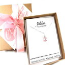 10a΃sNg}lbNX-X^[OVo[uIbgeBAhbvWG[-ޏւ̃Mtg CY Design Studio October Birthstone Pink Tourmaline Necklace - Sterling Silver Briolette Teardrop Jewelry - Gift for Her