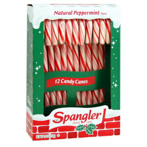 クリスマス キャンディ トラディショナル ペパーミント キャンディ ケーン (12ct ボックス) Christmas Candy Traditional Peppermint Candy Canes (12ct Box)