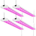 AntLux 4tB[g LED Cg 50W tXyNg ^ 4 tB[gv kAc؂Ɖԗp vOCAI/Itv`F[tA4pbN AntLux 4FT LED Grow Lights 50W Full Spectrum Integrated 4 Foot Growing La