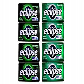 Eclipse 奬ե꡼ߥȥǥ 8 ĥѥå - ý - 1 ̤ 1.2  - 1 ̤ߥ 50  (ڥߥ 4 Ĥȥƥ󥹥ߥ 4 ) Pack of 8 Eclipse Sugarfree Mint Candy - Breath Freshener - 1.2