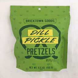 ディルピクルス風味のプレッツェル - 155.9g Bricktown Goods Dill Pickle Flavored Pretzels - 5.5 oz