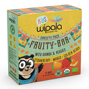 Wipala KIDS フルーティー バー USDA オーガニック ヘルシー (KIDS フルーティー バー バラエティ ミックス) Wipala KIDS Fruity Bars USDA Organic Healthy (KIDS Fruity Bar Variety Mix)