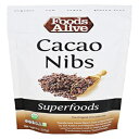 Foods Alive カカオニブ インドネシア産 - 8 オンス Foods Alive Cacao Nibs Indonesian - 8 oz